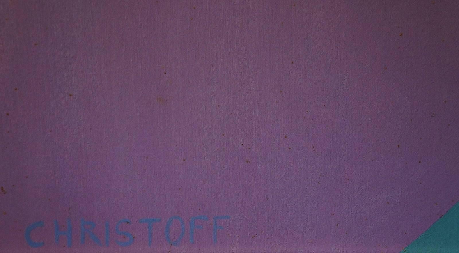 Abstrakte abstrakte Komposition C1, 1980 - Acryl, 116x158 im Angebot 2