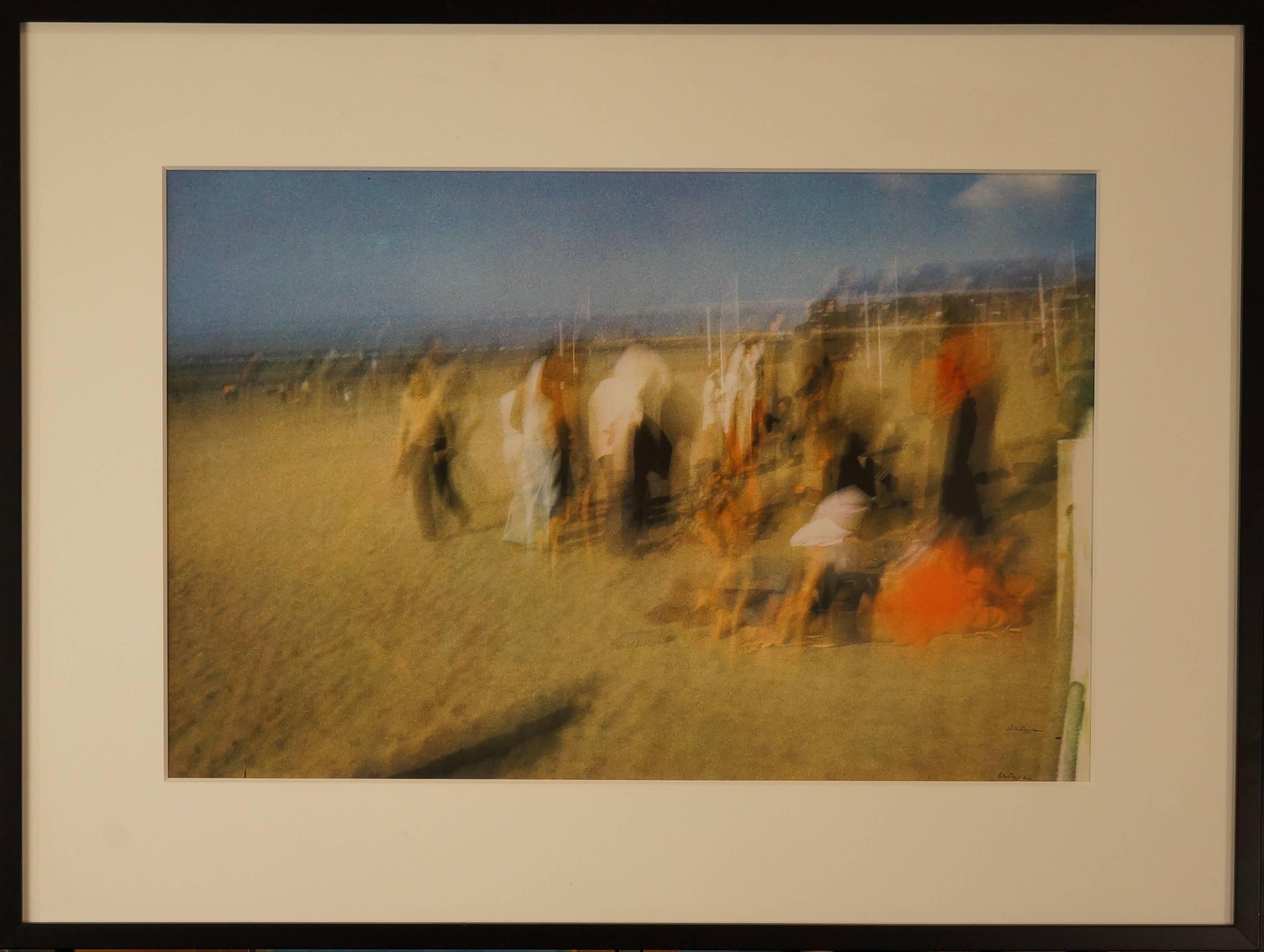 Abstract Print André Naggar - Composition photographique abstraite II, 1980, photographie, 62 x82 cm, encadrée