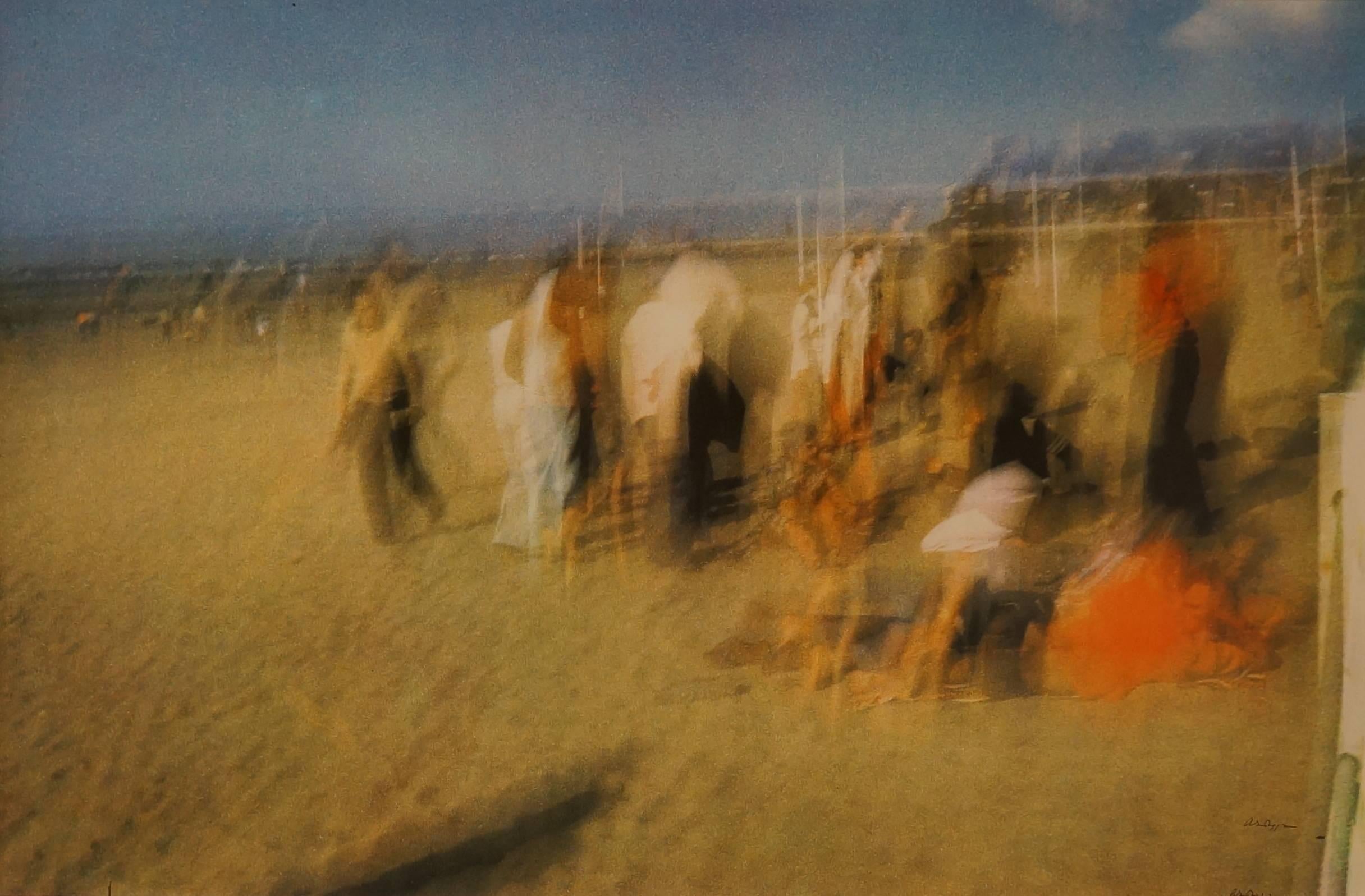 Composition photographique abstraite II, 1980, photographie, 62 x82 cm, encadrée - Print de André Naggar