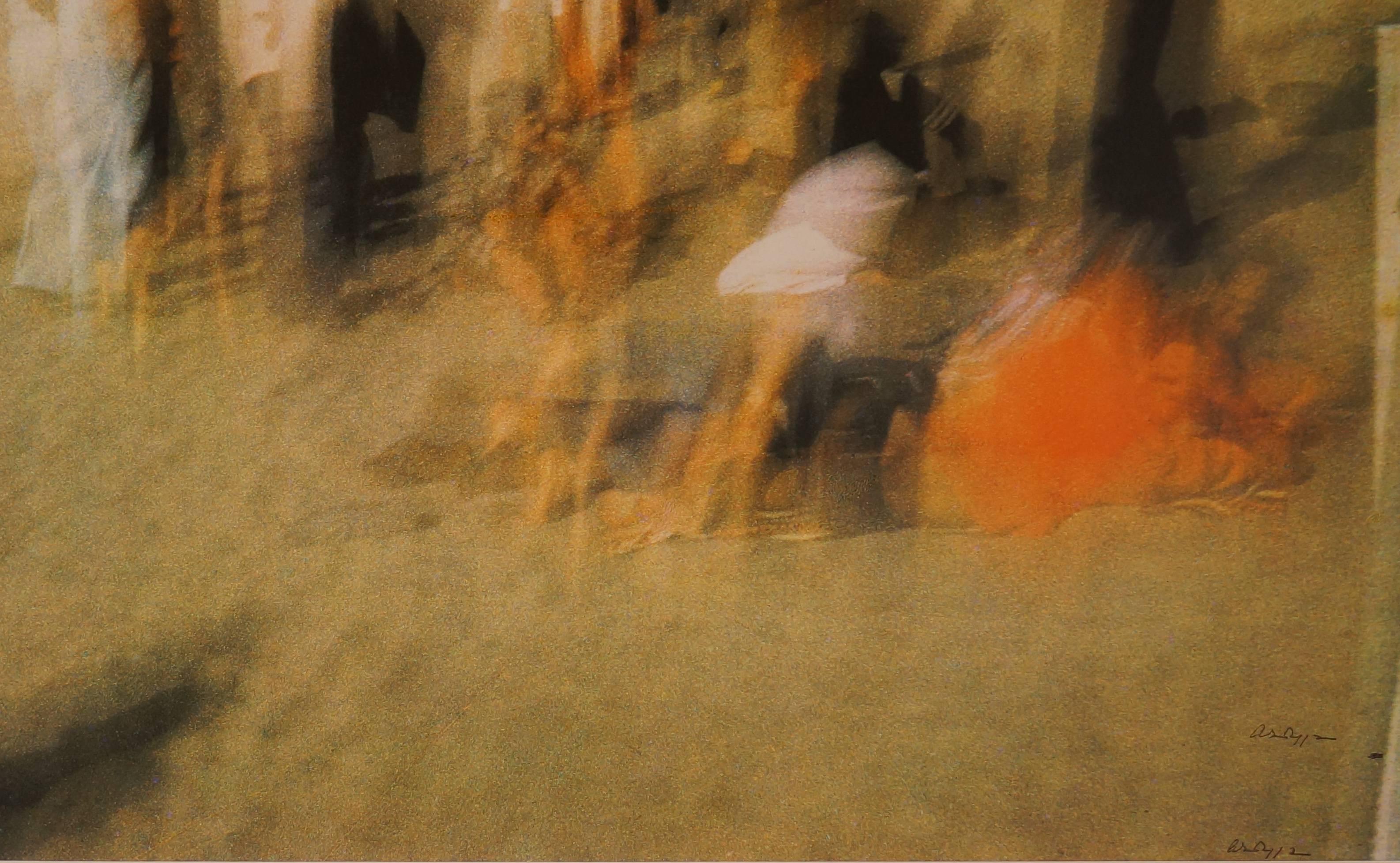 Composizione fotografica astratta II, 1980 - fotografia, 62x82 cm., incorniciata - Print Contemporaneo di André Naggar