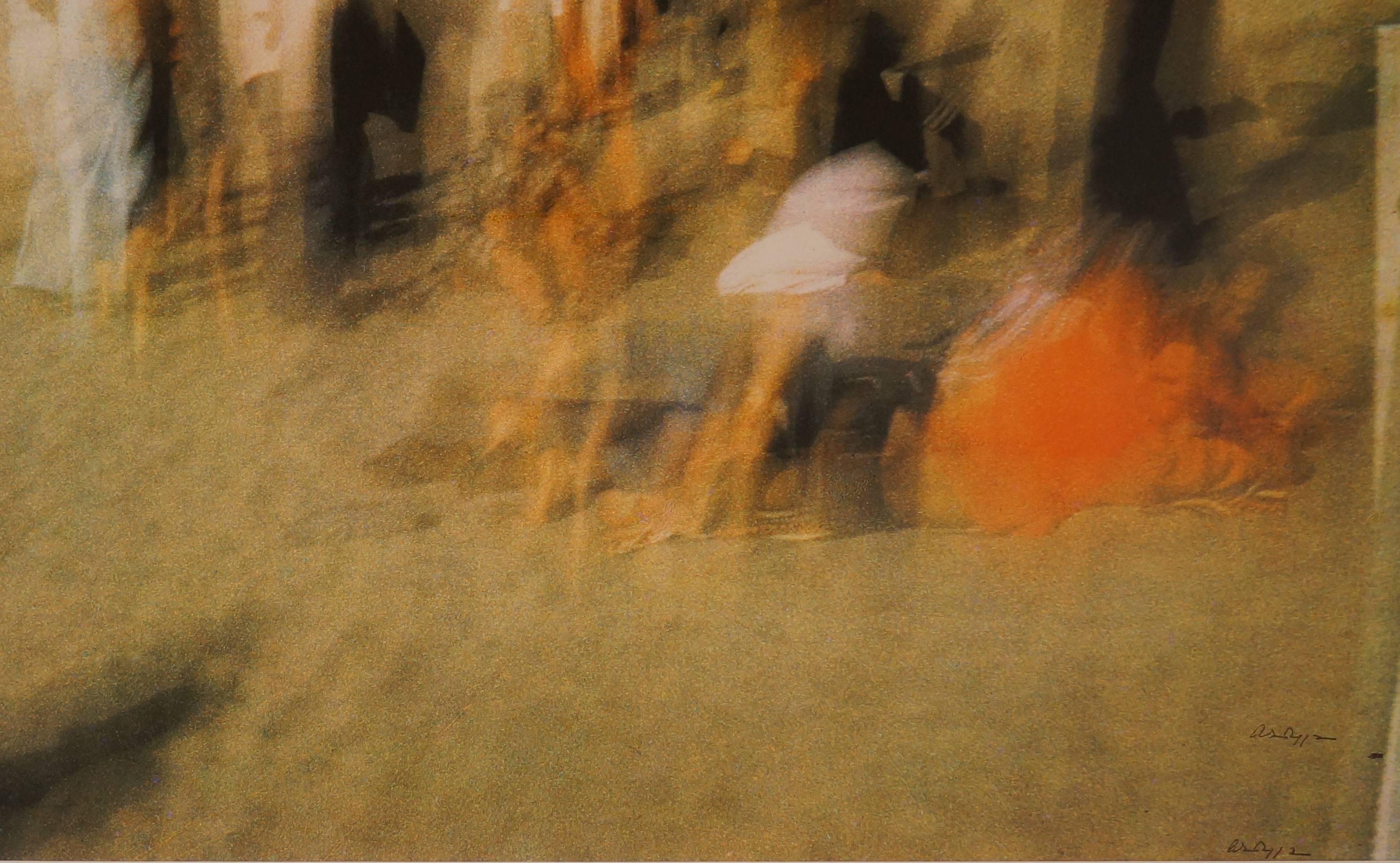 Composition photographique abstraite II, 1980, photographie, 62 x82 cm, encadrée - Contemporain Print par André Naggar