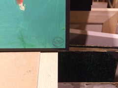 Uccello - Acrilico su carta, 70x100 cm., incorniciato