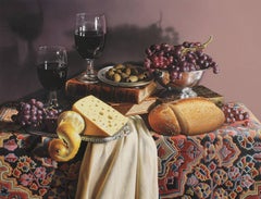 Still Life With Grapes and Olives