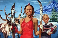 "Winter Wonderland or a Chesterfield Christmas", Inspired by Philip Pearlstein
