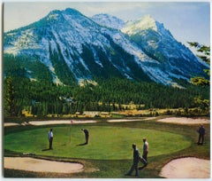 small scale landscape, "Wish You Were Here (Golf Course)", (Photorealism)