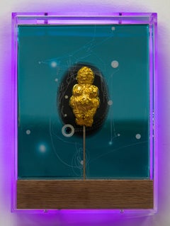 "Proposition for the First Prehistoric Spacewoman" contemporary sculpture