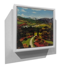 small scale landscape, "Wish You Were Here (Garden)", (Photorealism)