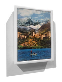 small scale landscape "Wish You Were Here (Two Men in a Boat)" (Photorealism)