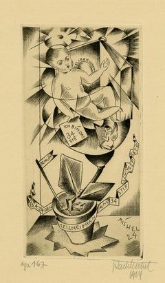 'Ex Libris Verein' — 1920s German Expressionism