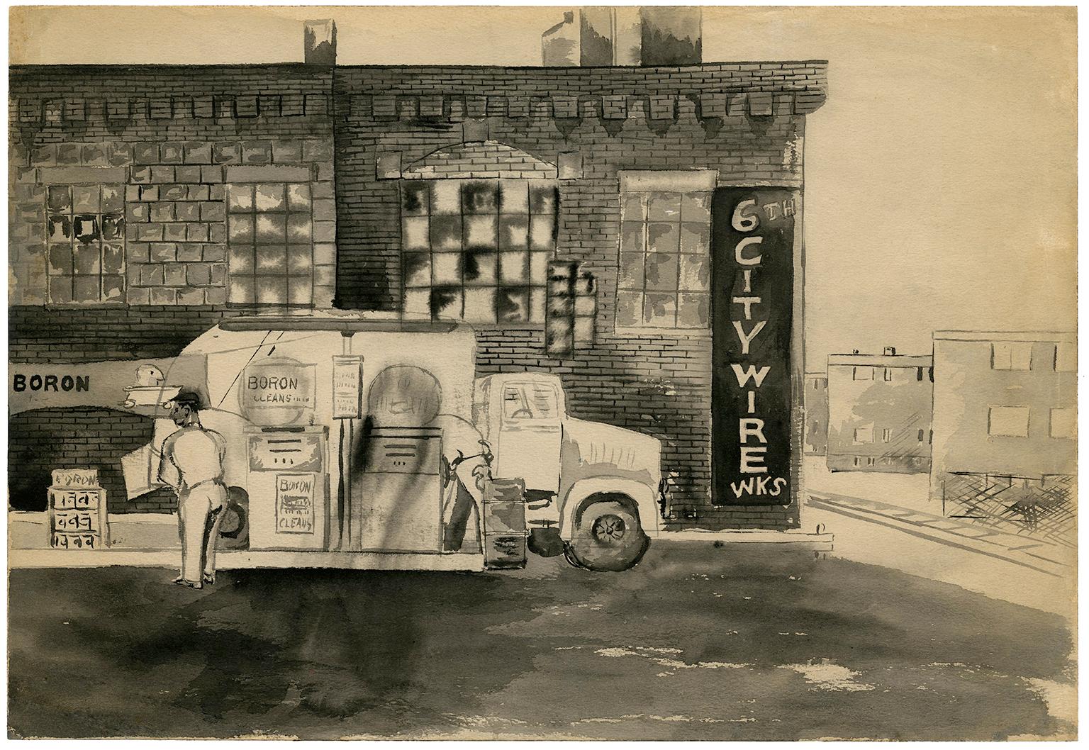 '6th City Wire Works' — Mid-Century African-American Artist