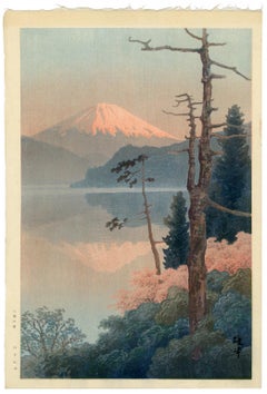 Mt. Fuji from Taganoura Bay, Spring