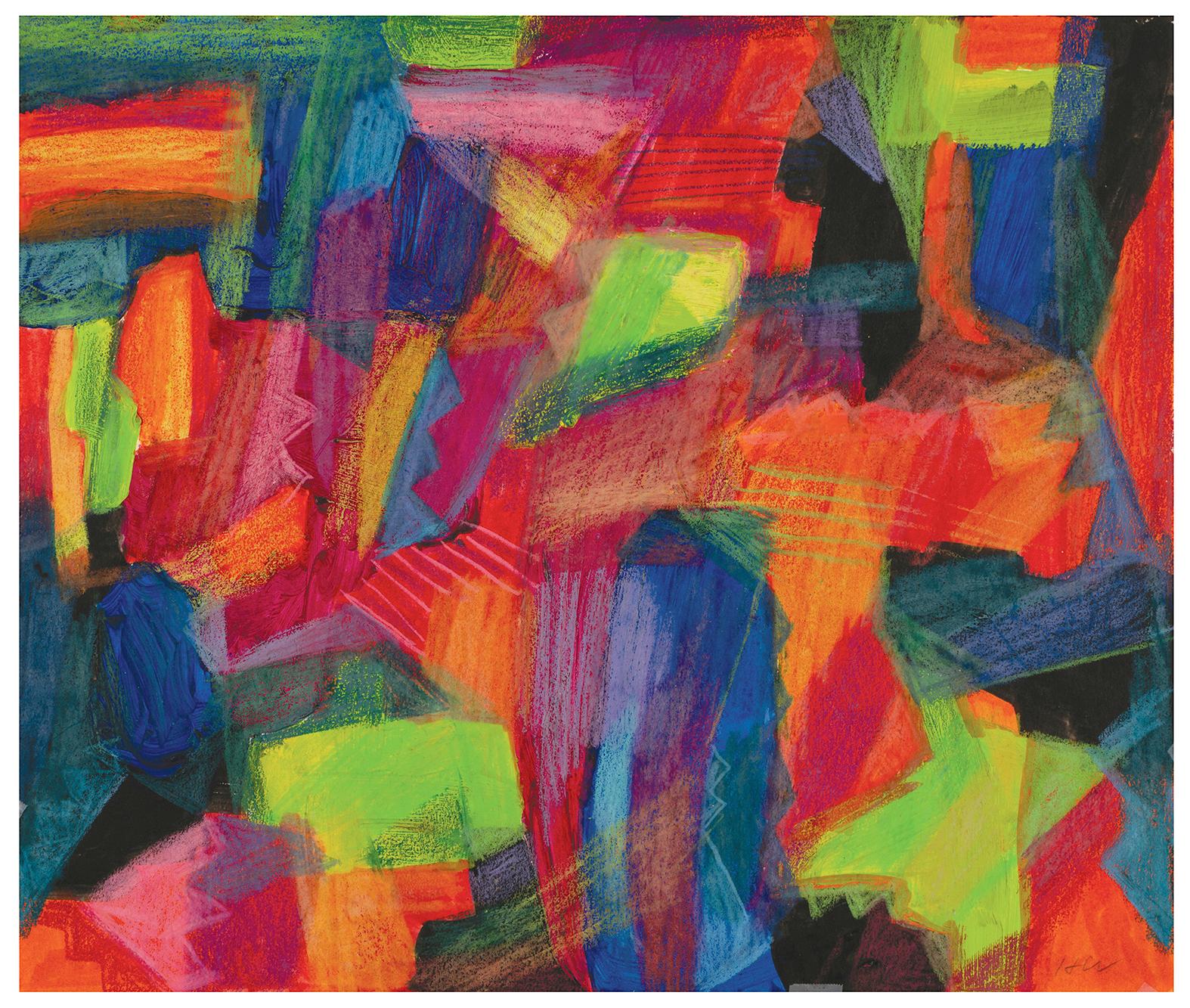 'Color Abstraction of Pyramids and Temples of Mexico' — 1960s Expressionism