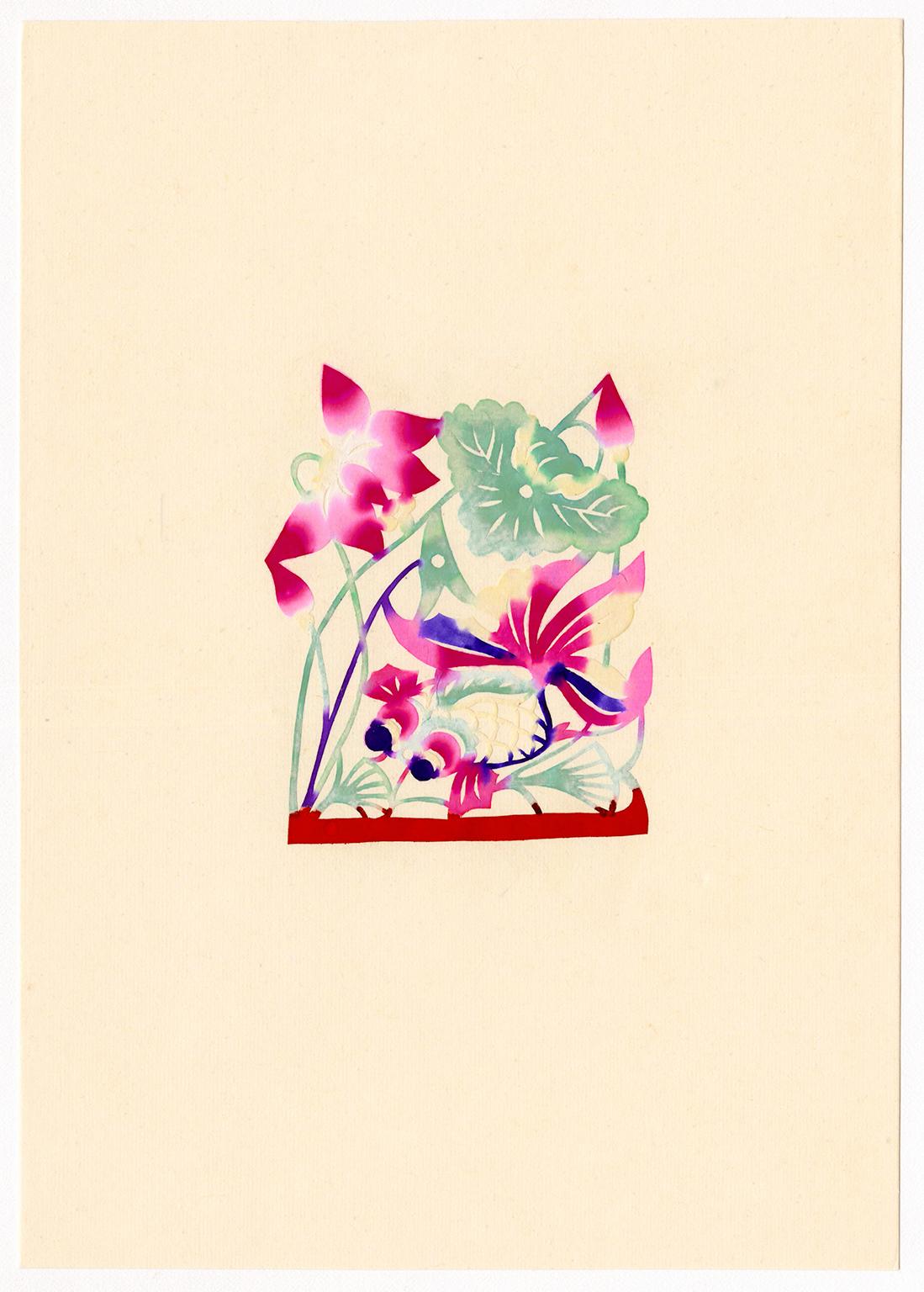 Poisson et fleurs