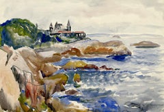 'Corinthian Yacht Club, Marblehead, Mass' — New England Post-Impressionism
