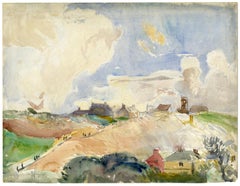 Storm Clouds Over Douarnenez, France — British Impressionism