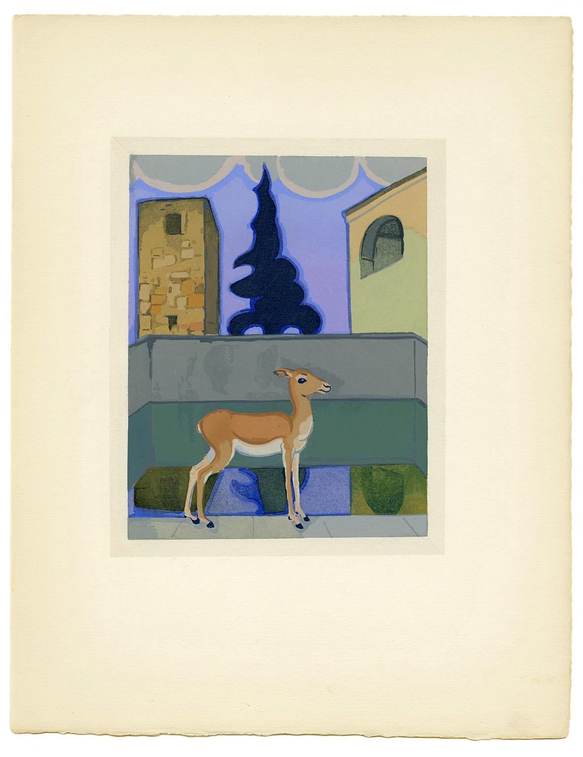 The Gazelle - Print by Simon Bussy