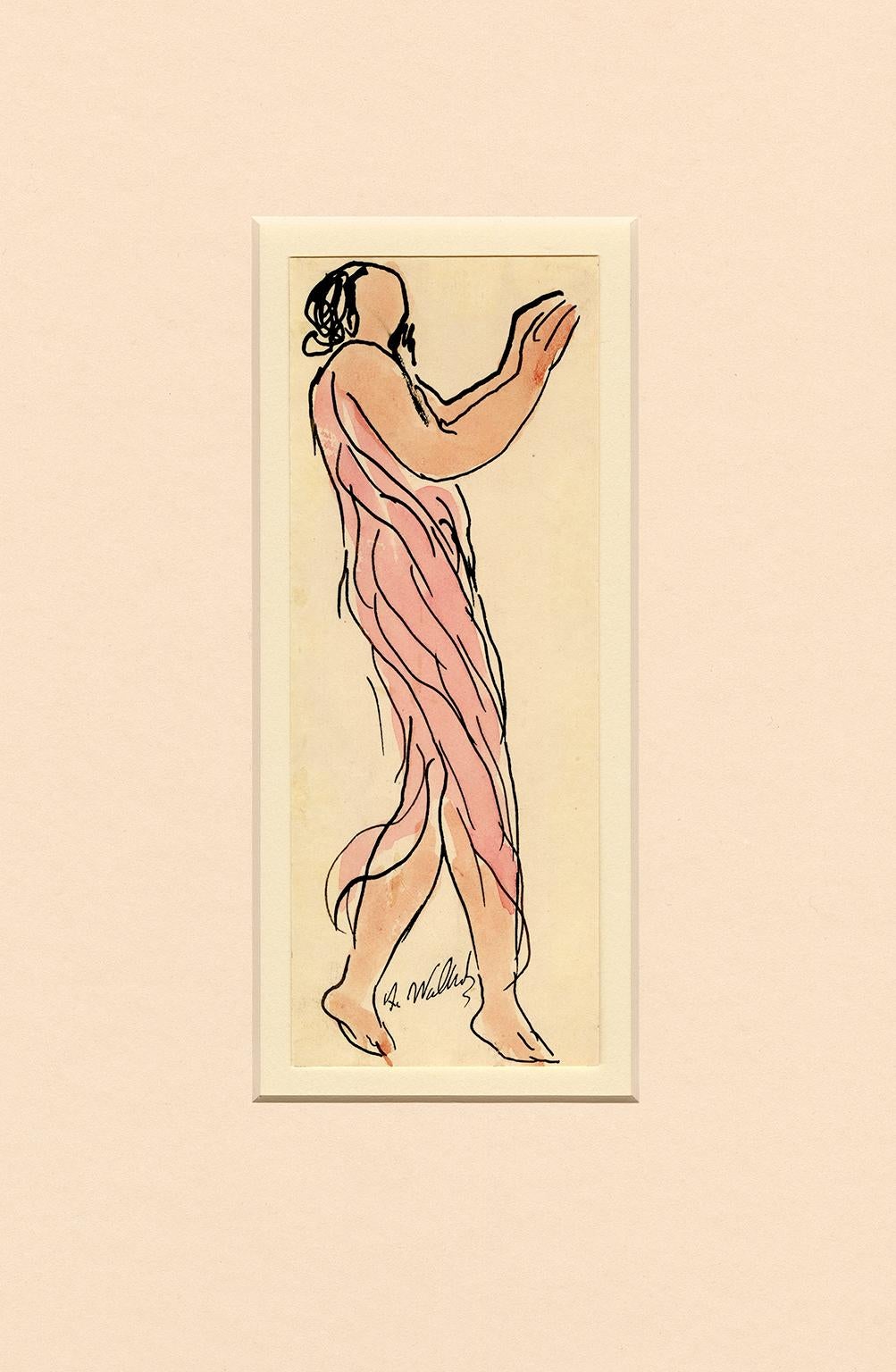 Untitled (Isadora Duncan Dancing 1) - Art by Abraham Walkowitz