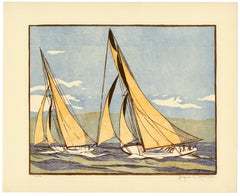 'The Start of the Race' — America's Cup, 1899
