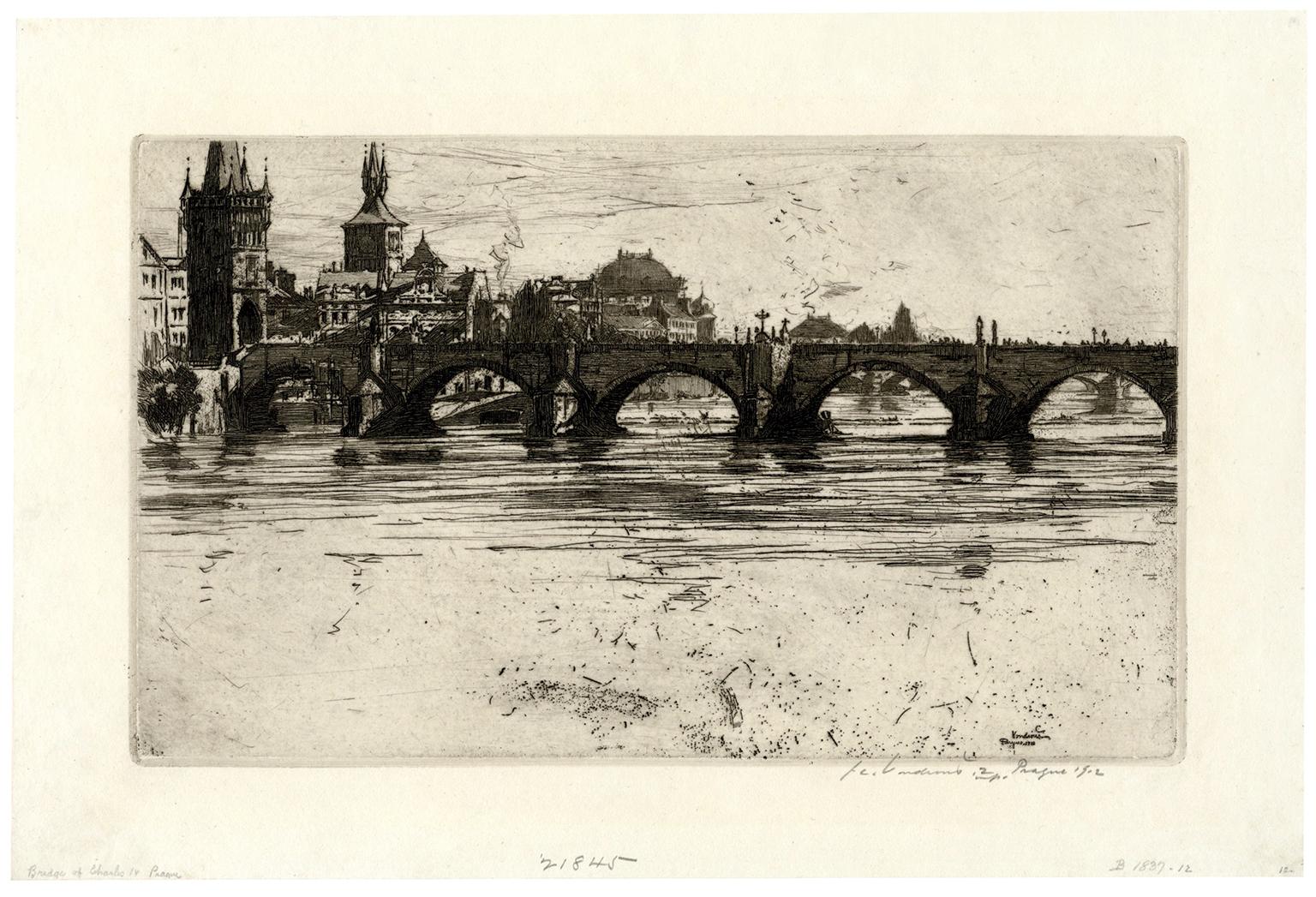 Bridge of Charles IV, Prague - Print by Jan C. Vondrous