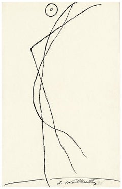 Antique Untitled (Figurative Abstraction of Isadora Duncan #4)