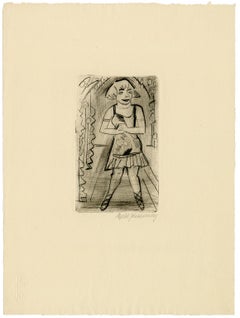 'Varietesoubrette, Schwalbennest' also Dancer — 1920s German Expressionism
