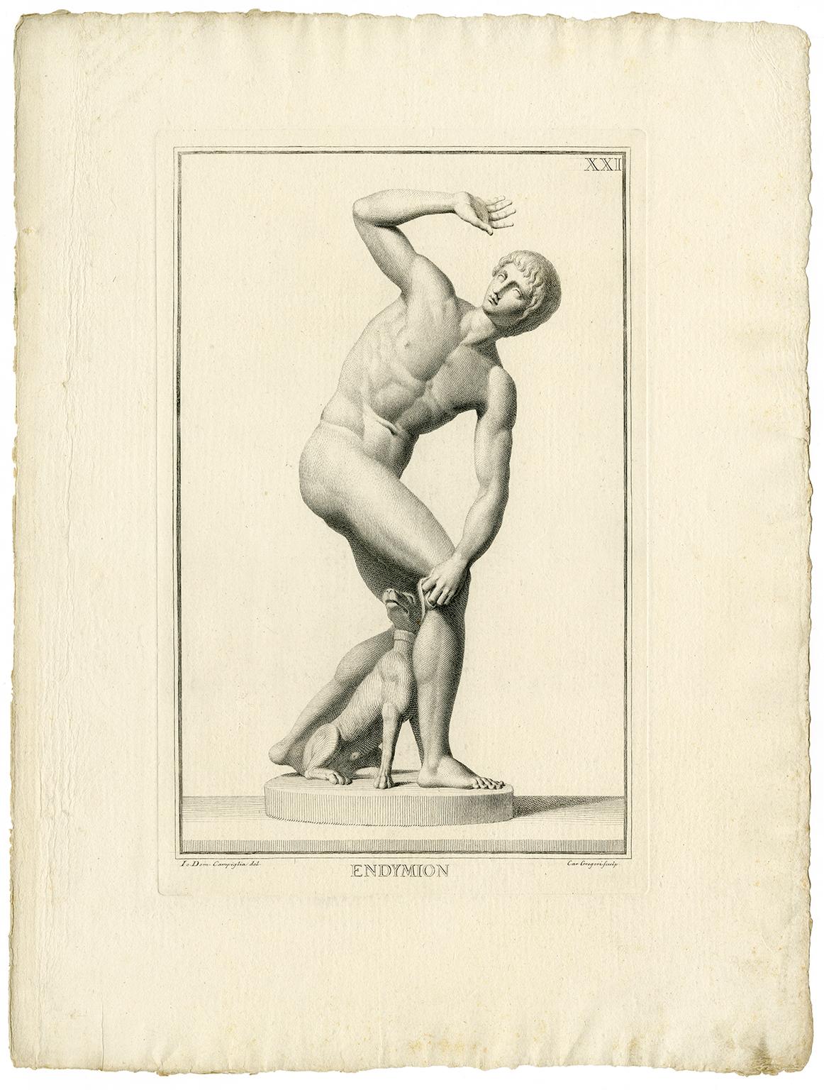 Endymion - Print by Giovanni Domenico Campiglia