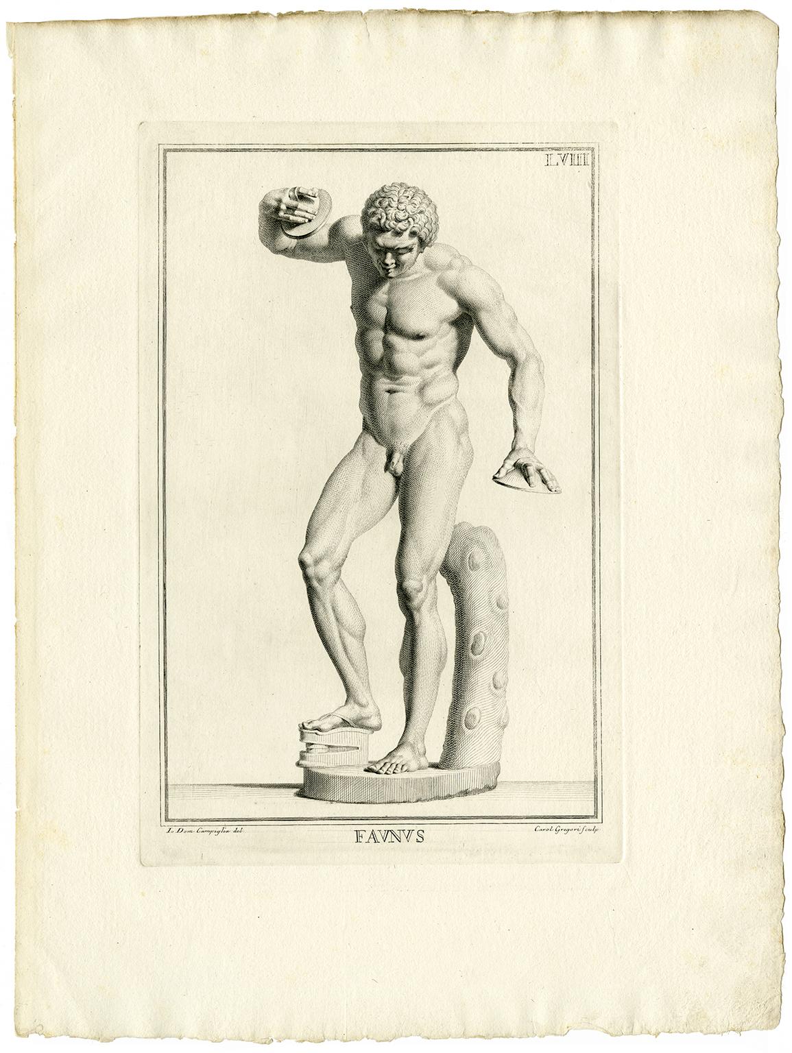 Faunus (II) - Print by Giovanni Domenico Campiglia