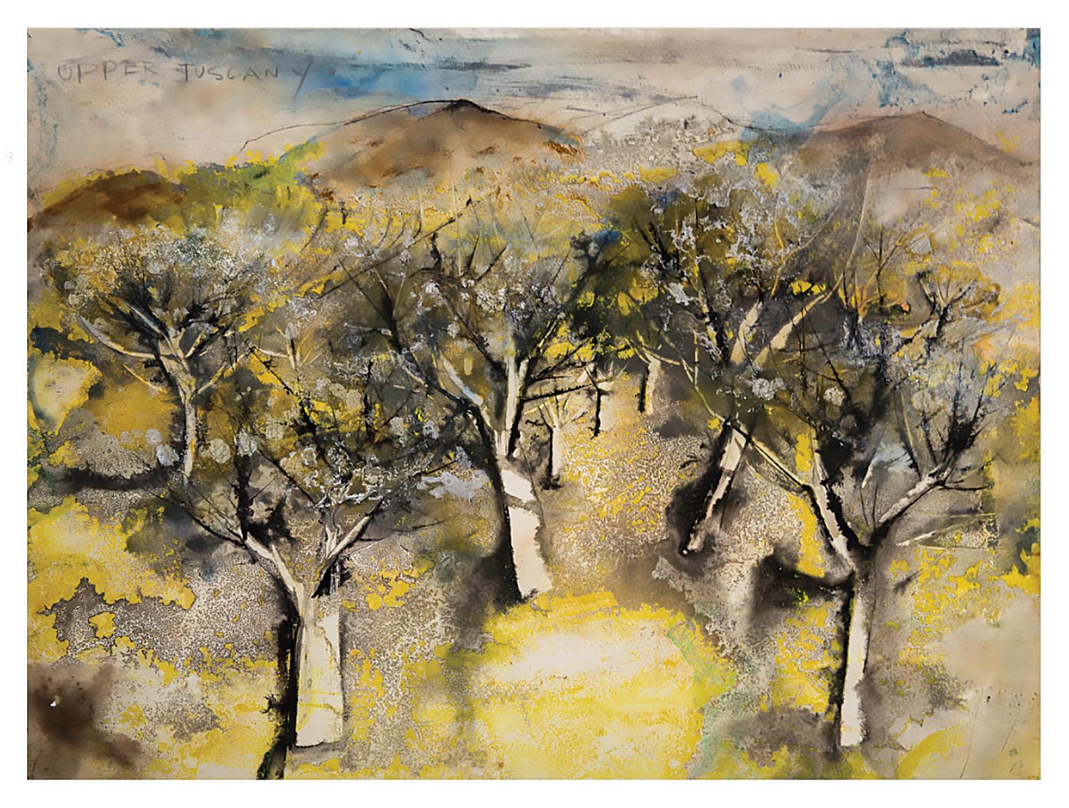 Upper Tuscany — Mid-century expressionism - Art by William Thon