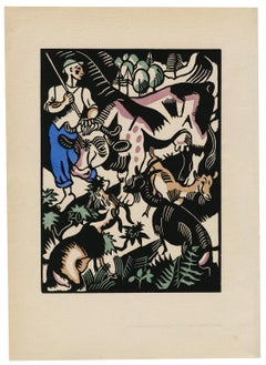 Der Hirte (The Shepherd)  — original hand-coloring