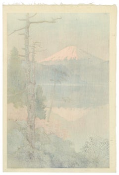 Mt. Fuji from Taganoura Bay, Spring