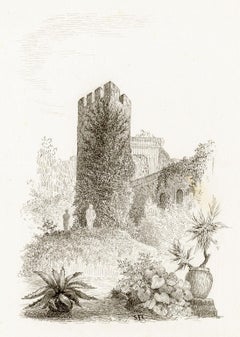 Inner Court of Duino Castle — 19th Century Italy