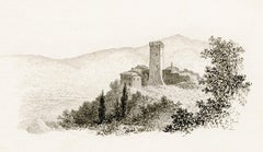 Tower at Gargonza — 19th Century Italy