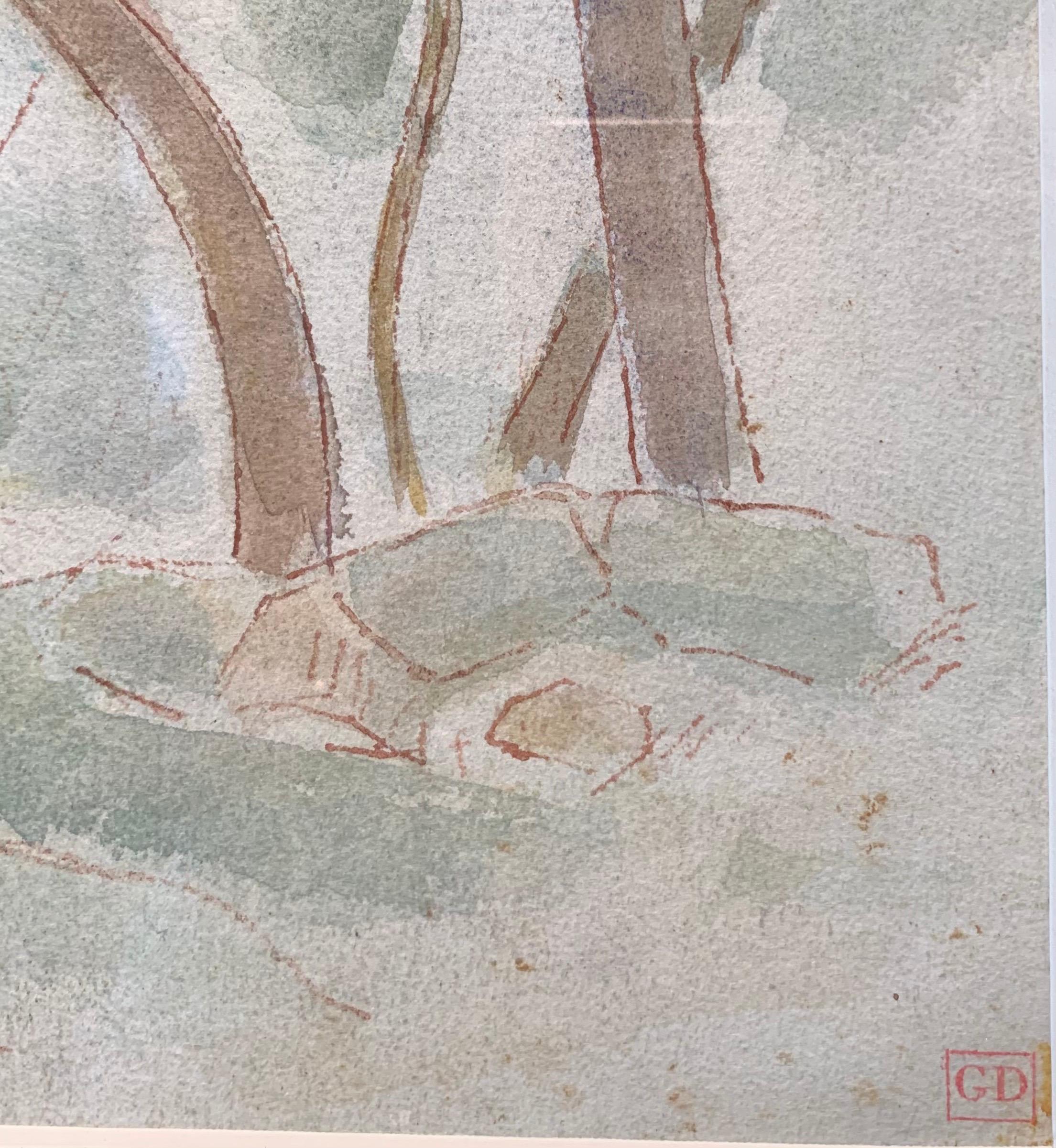 Aquarell, Wald, Grün

Giulio DA MILANO (Nizza, 1895 - Turin, 1990)


Giulio Da Milano war ein Schüler von Giacomo Grosso und stand den Künstlern, die die Coupole de Montparnasse mäzenatisch unterstützten, sehr nahe (von Kisling bis Pascin, von