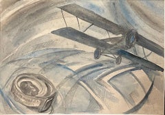 "spiraling over the Colosseum" attributed Guglielmo Sansoni TATO cm. 31 x 22