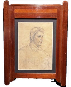 " Studio per ritratto di Philip Bedingfeld" 1870 ca cm. 25 x 36