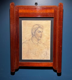 " Studio per ritratto di Philip Bedingfeld" 1870 ca cm. 25 x 36