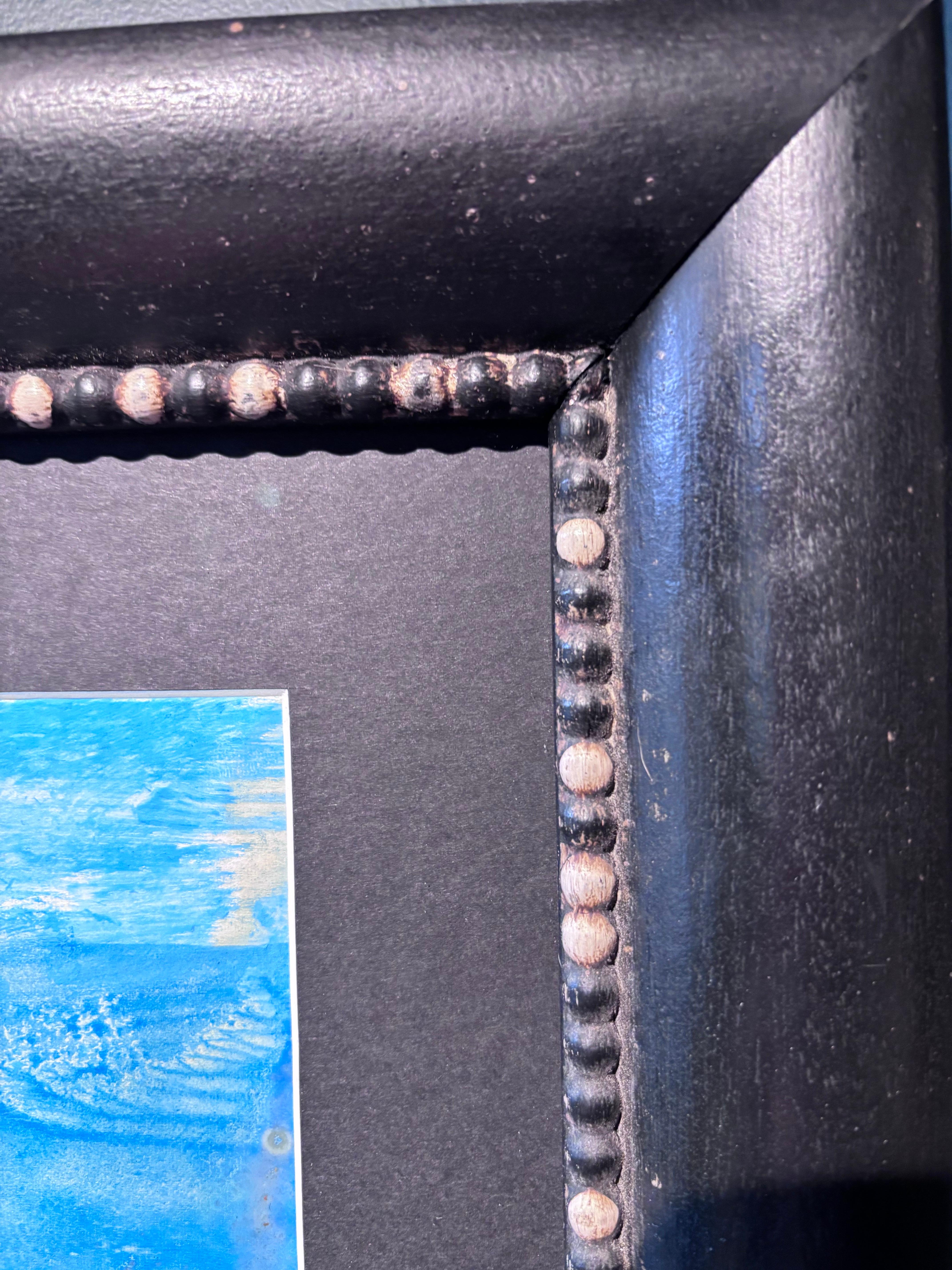 Opera su carta olio, di DORA Maar
Colore Turchese blu
Atelier MD Timbro
Siglato sul retro
