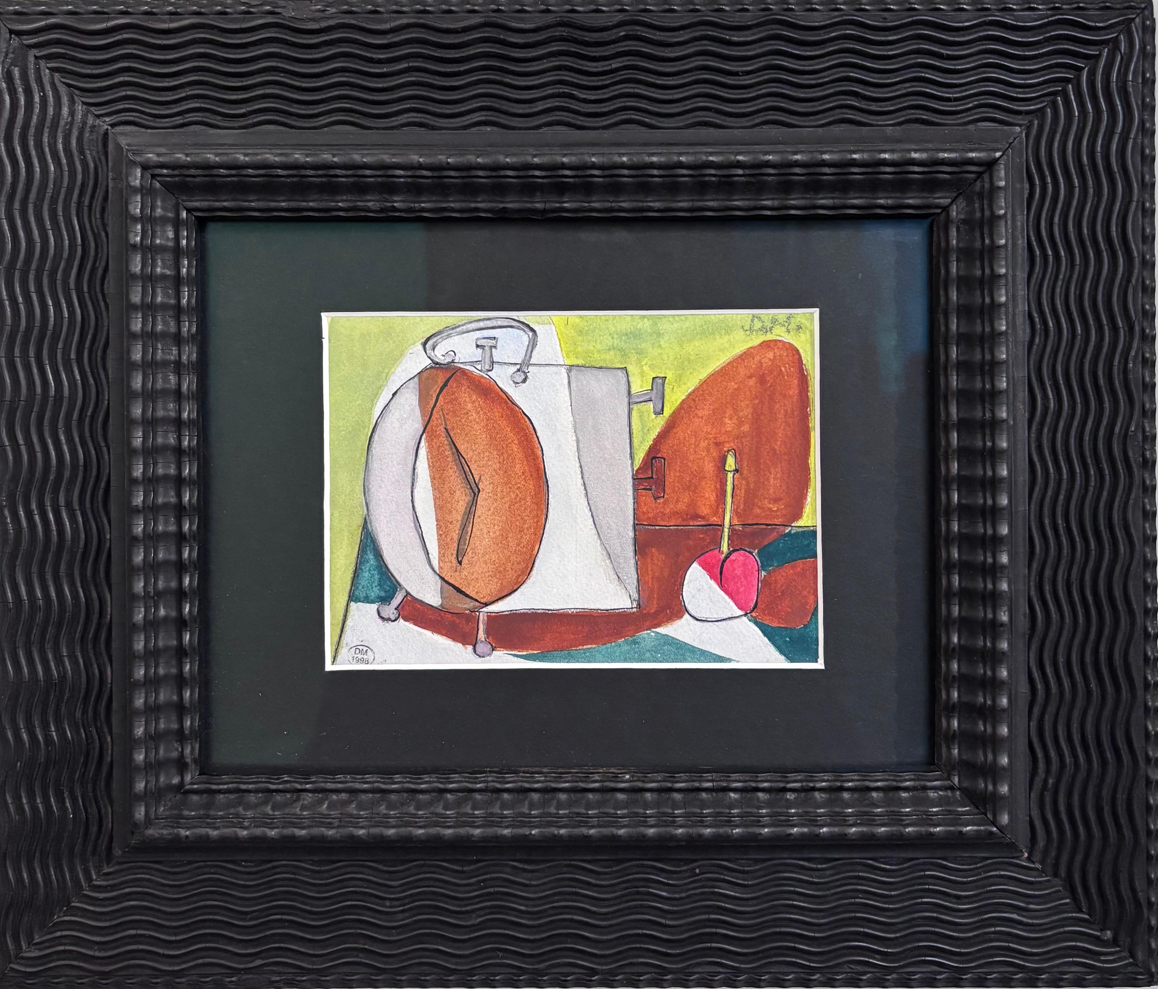 Framed Abstract Drawings and Watercolors