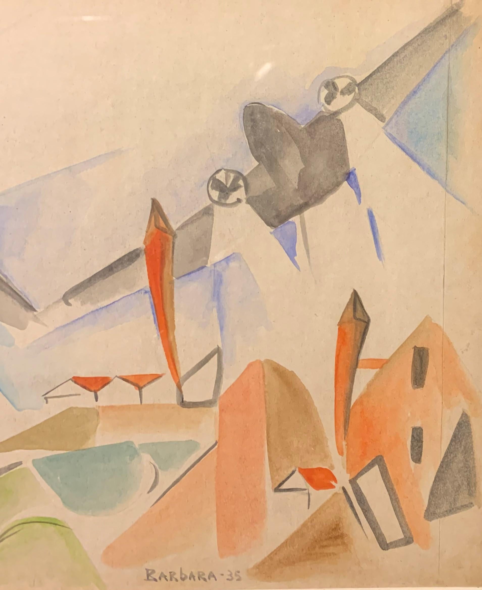 futurism airplane