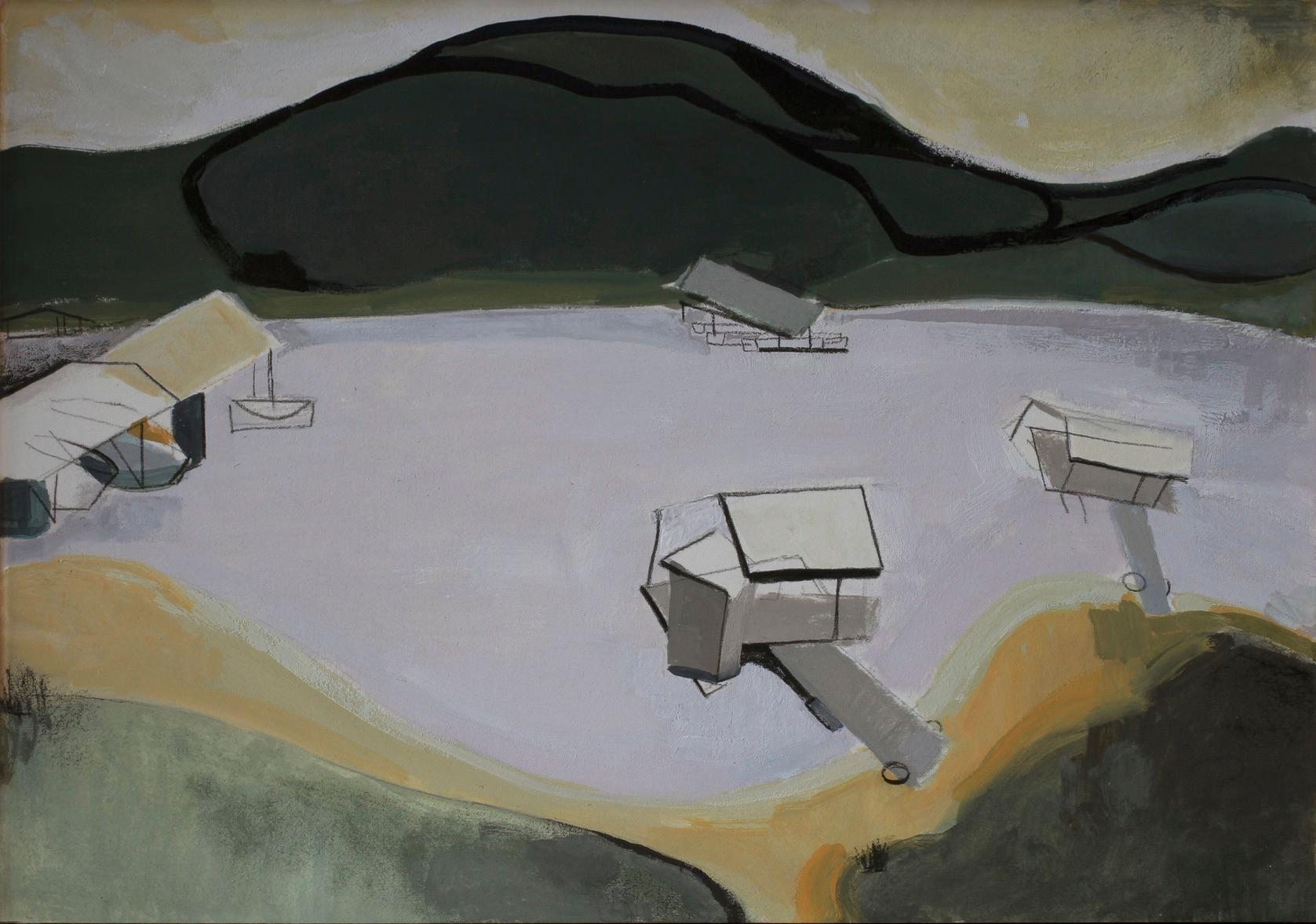 Stephen Farrell Landscape Painting - Configuration: Lake 1