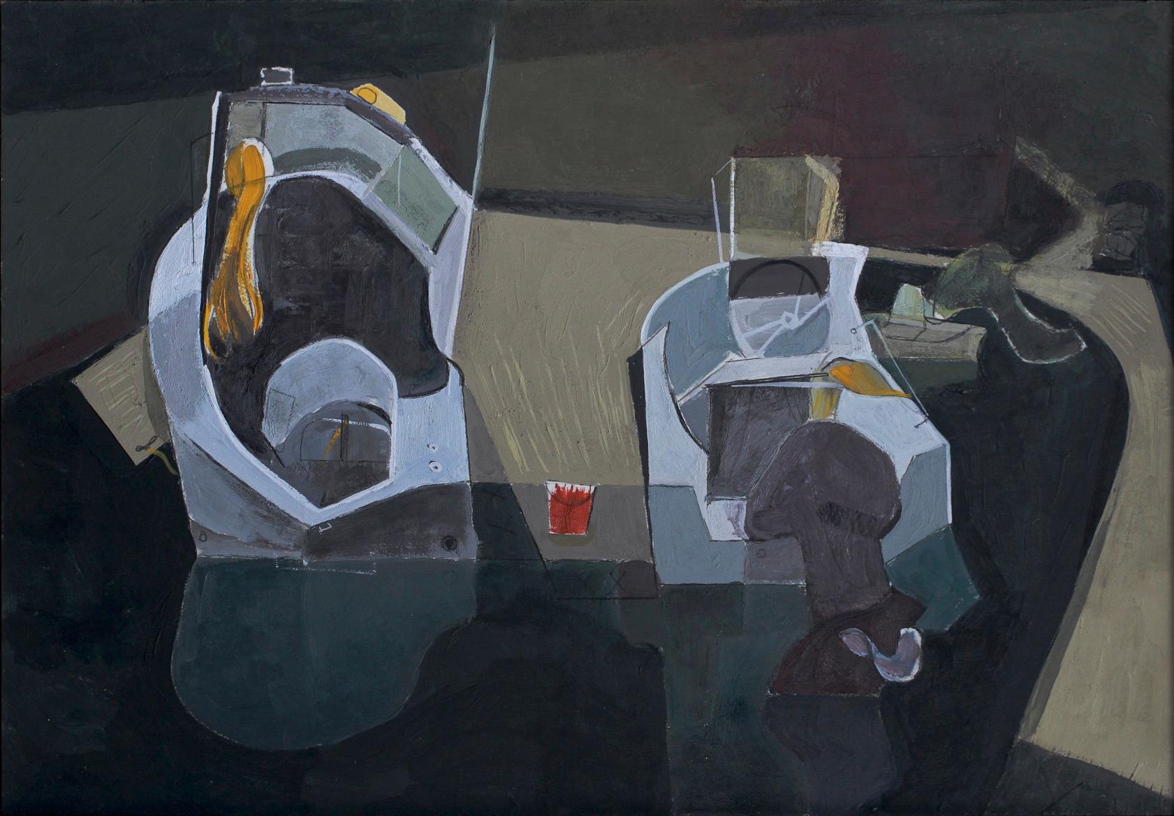 Stephen Farrell Still-Life Painting - Configuration: Harbor 10