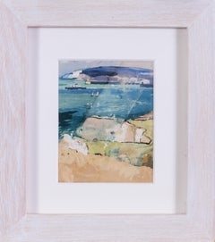 A set of 5 British, 20th Century studies of the coast at a seaside town