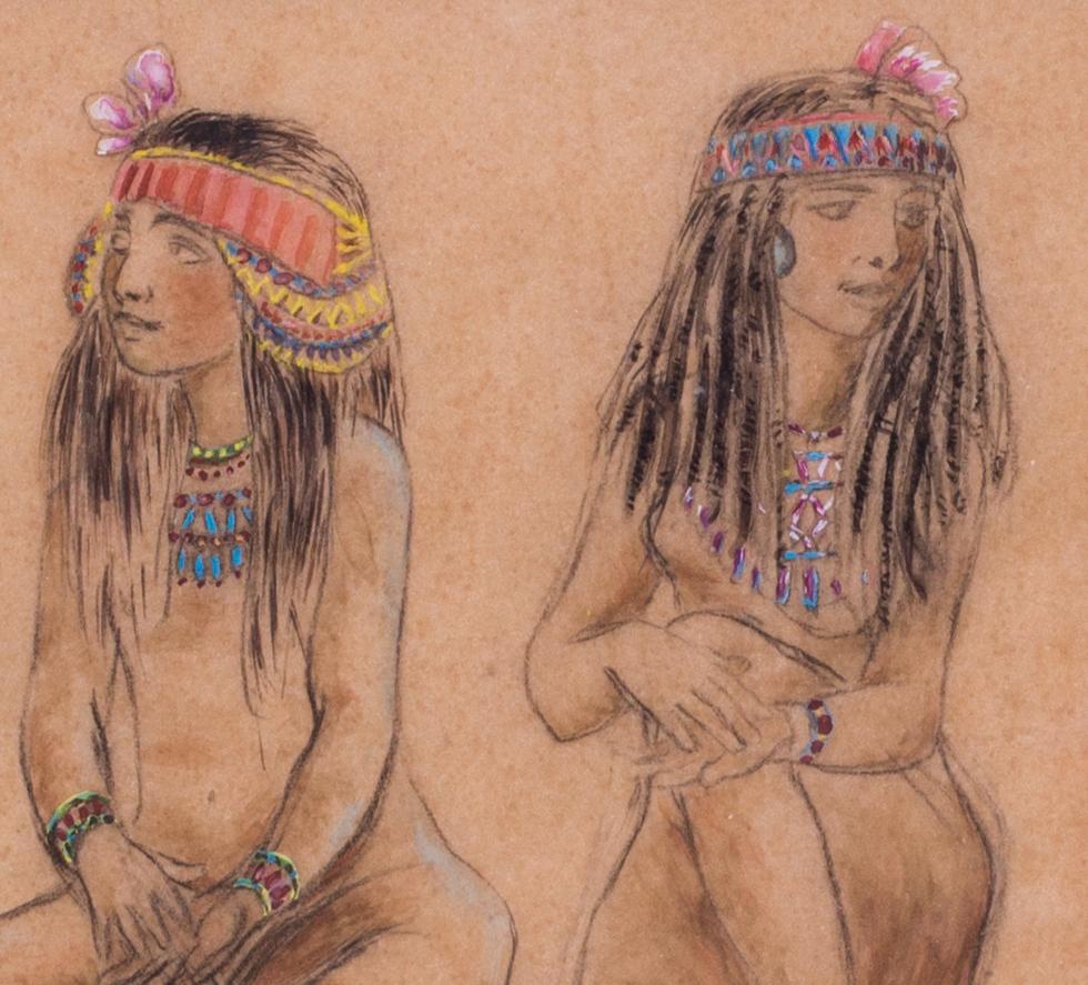 Georges Antoine Rochegrosse (French, 1859 �– 1938)

Fillettes Egyptiennes

Pencil, gouache and watercolour on paper
6 x 12in. (15.2 x 30.2cm.)

Provenance: Marambat-Malafosse Atelier Rochegrosse, Toulouse
