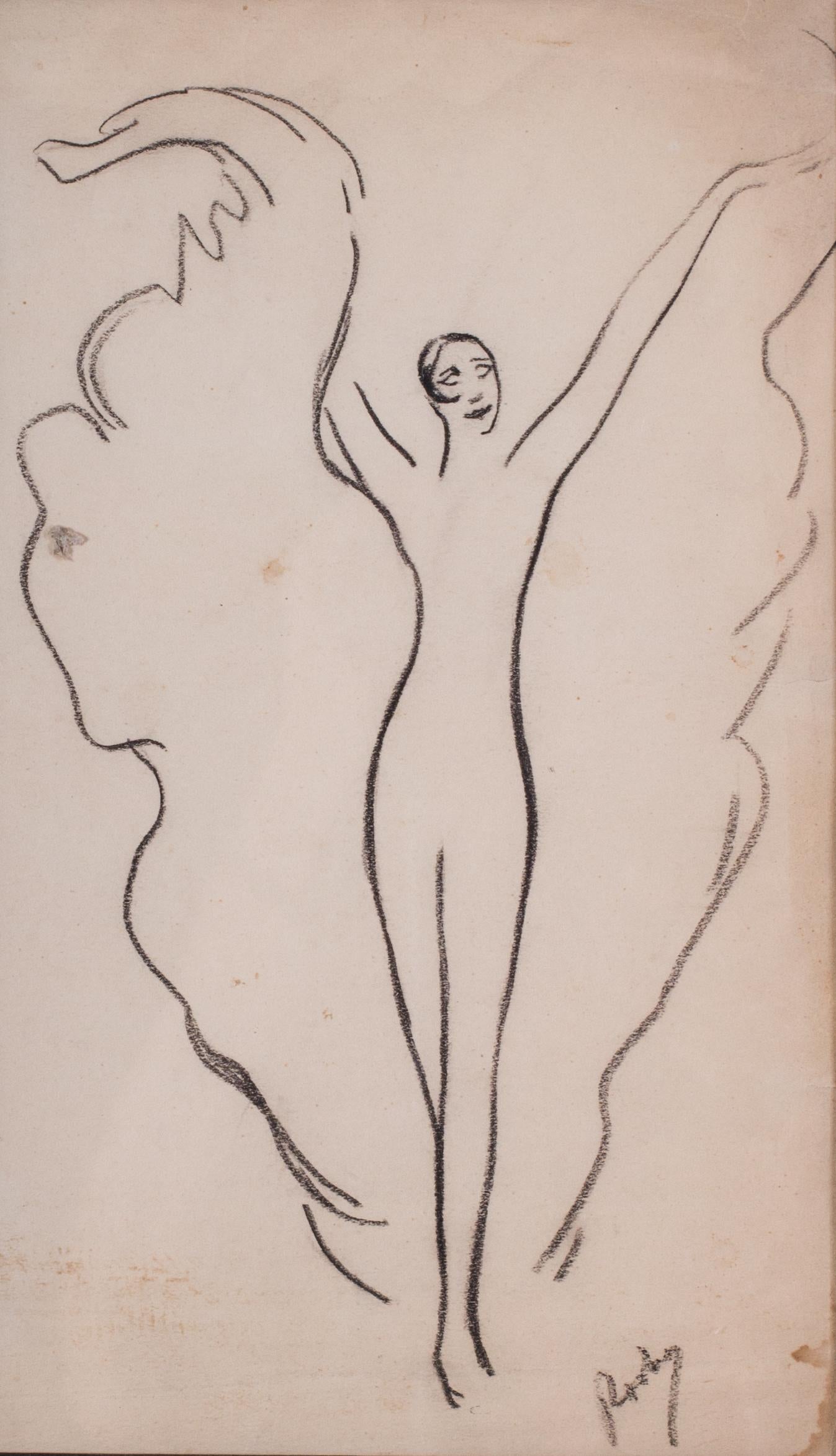 Josephine Baker - Art Deco Art by Edouardo de la Rocha Y Gonzalez