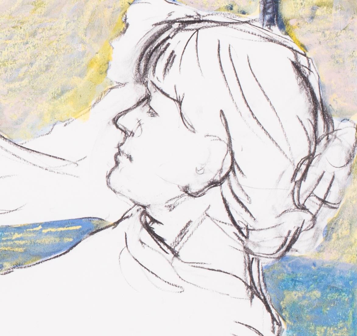 Reclining figure before mirror - Art by Christopher Marvell