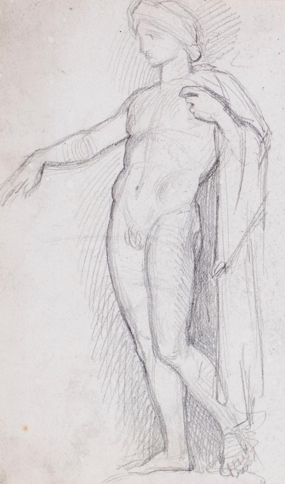 sketch of statue