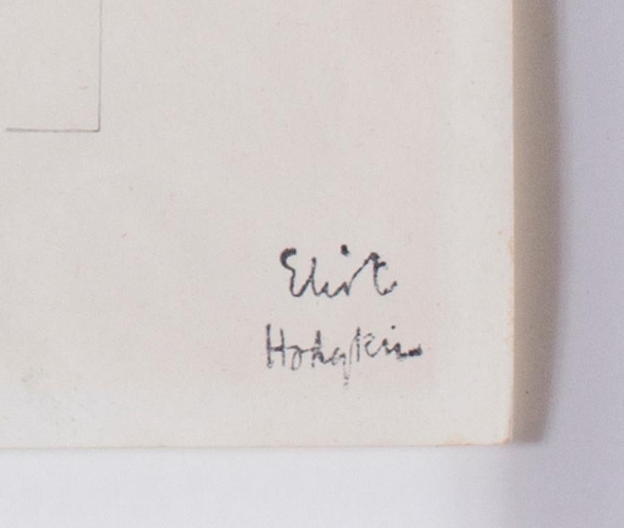 Eliot Hodgkin (Brite, 1905 - 1987)
Vasen vor Laub
Bleistift auf Papier
Signiert 