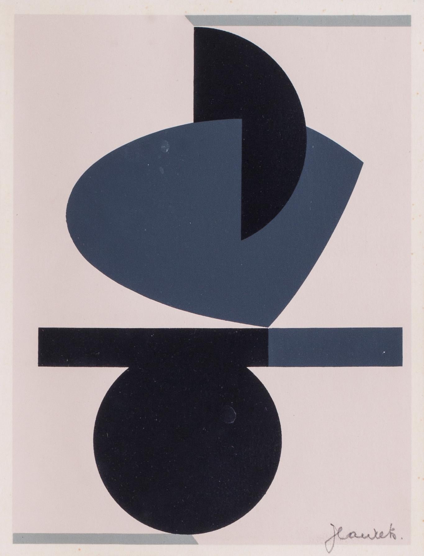 Abstracted form - Print by Jean Rets