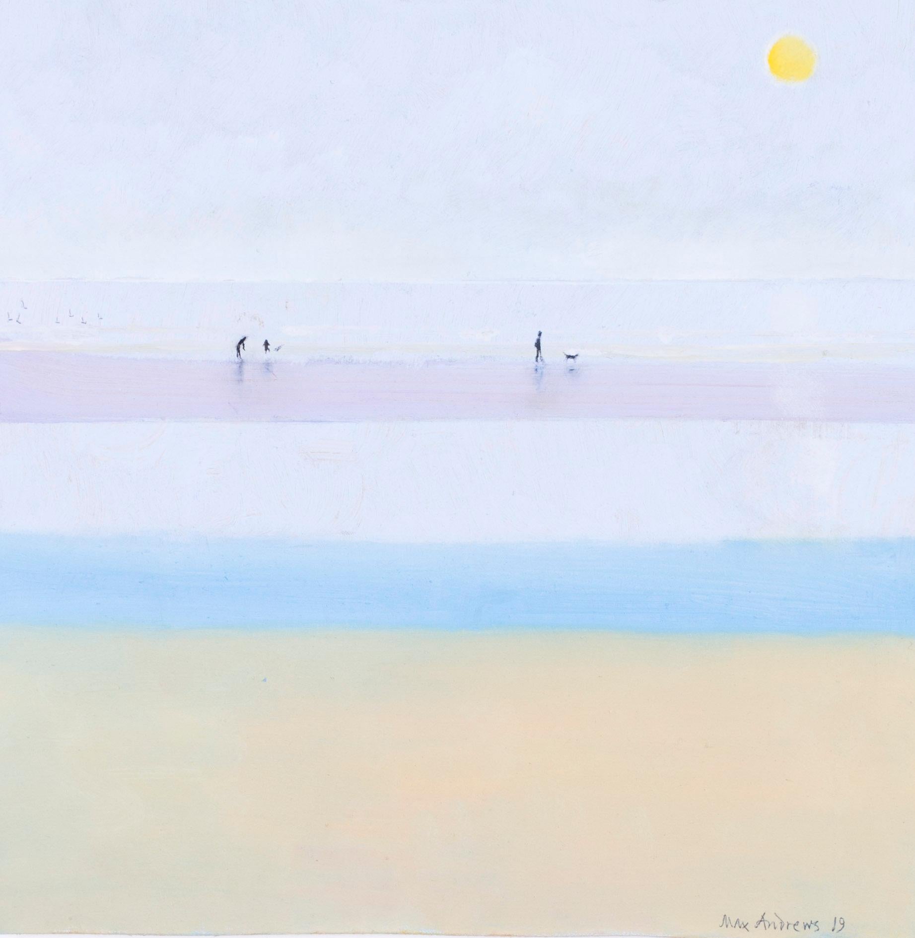 Along the beach - Painting by Max Andrews
