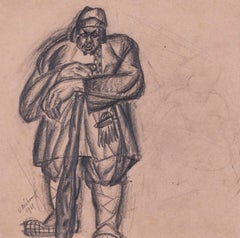 Motif de guerrier turc de style Art déco russe, XXe siècle
